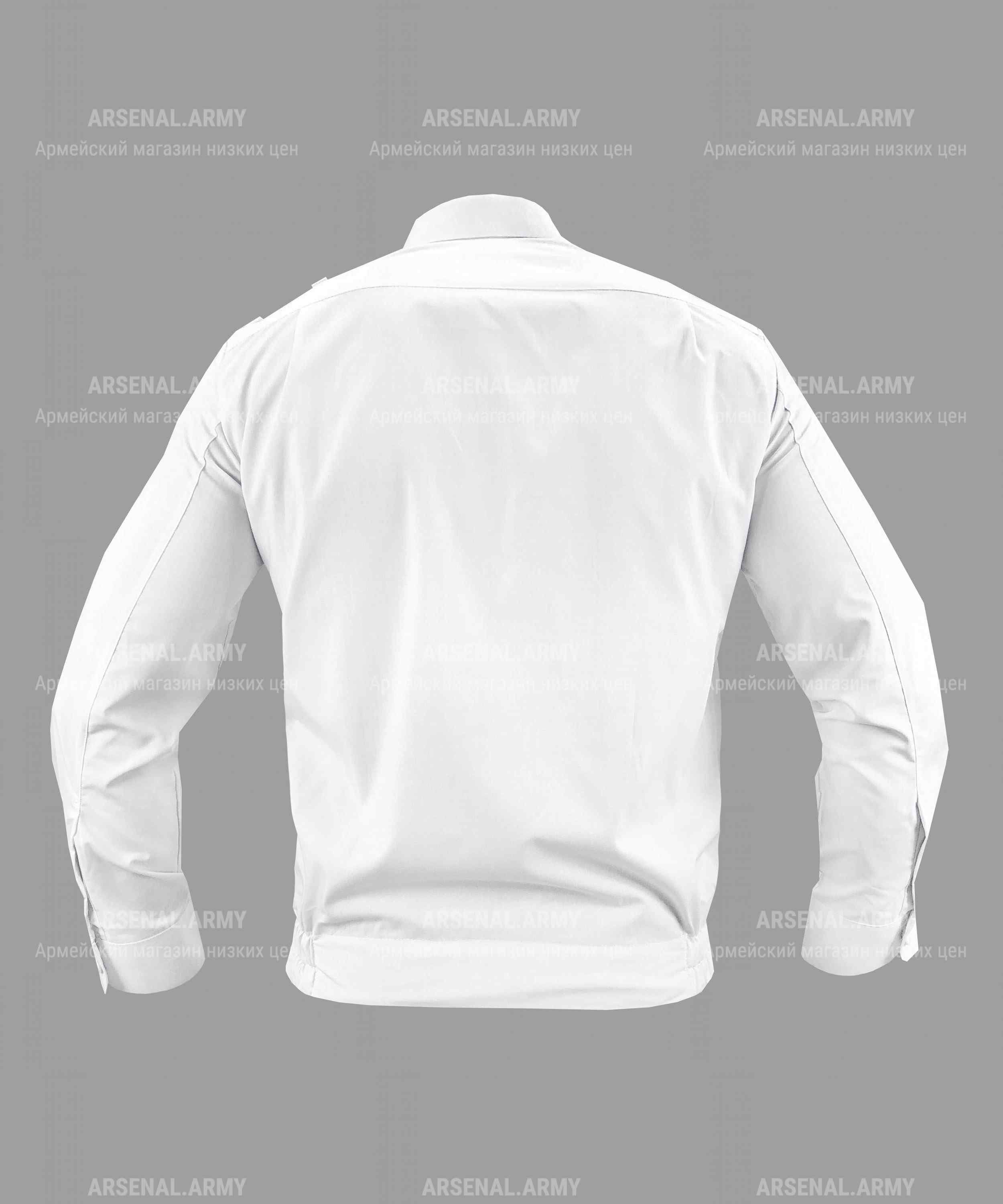 Рубашка полиции мужская белая (длинный рукав) — 2