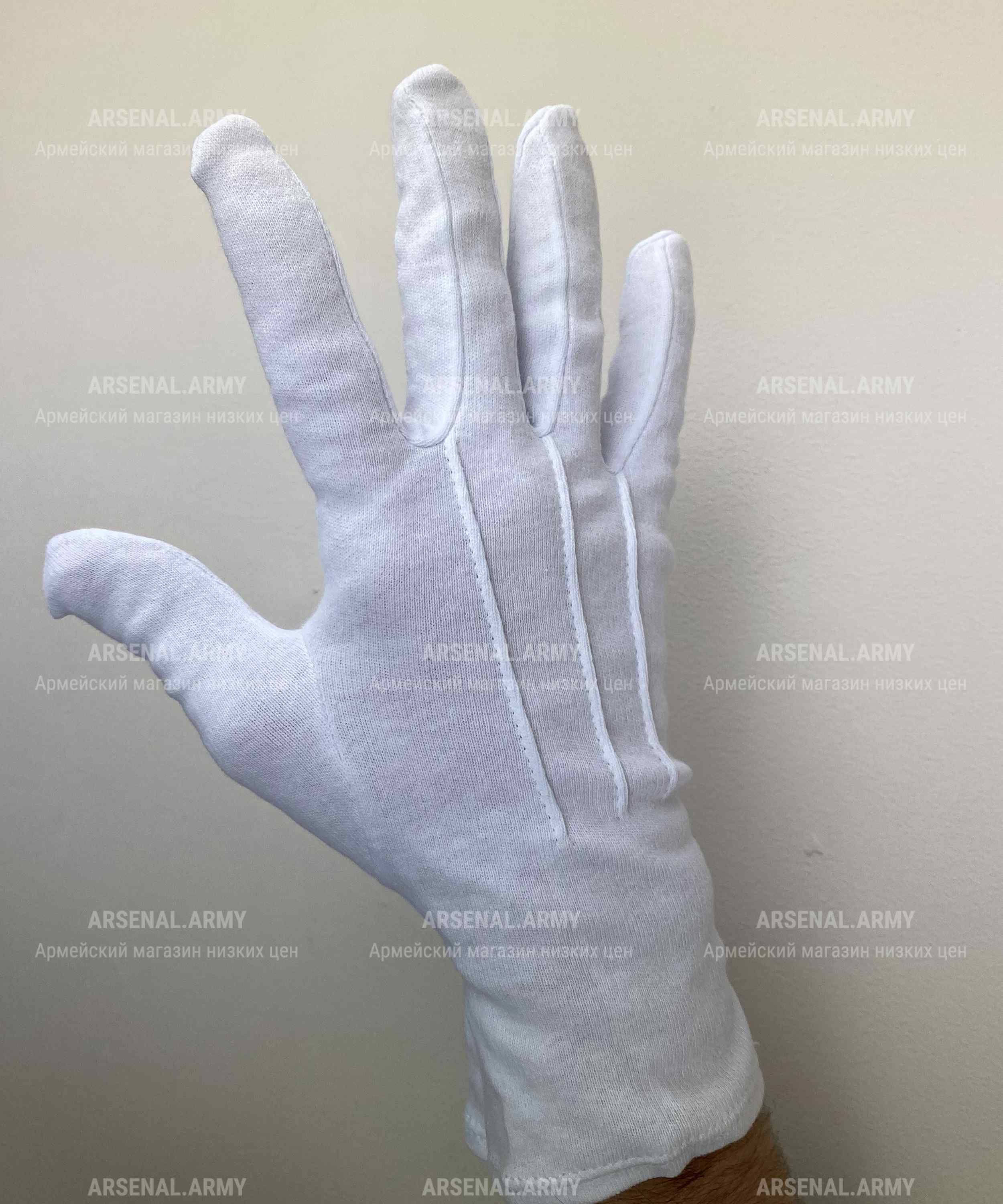Перчатки парадные белые — 2