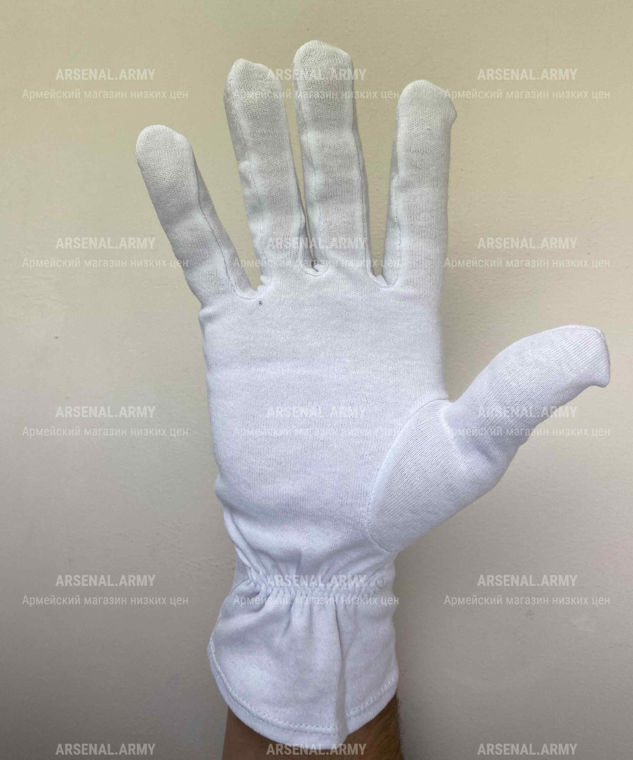 Перчатки парадные белые — 1