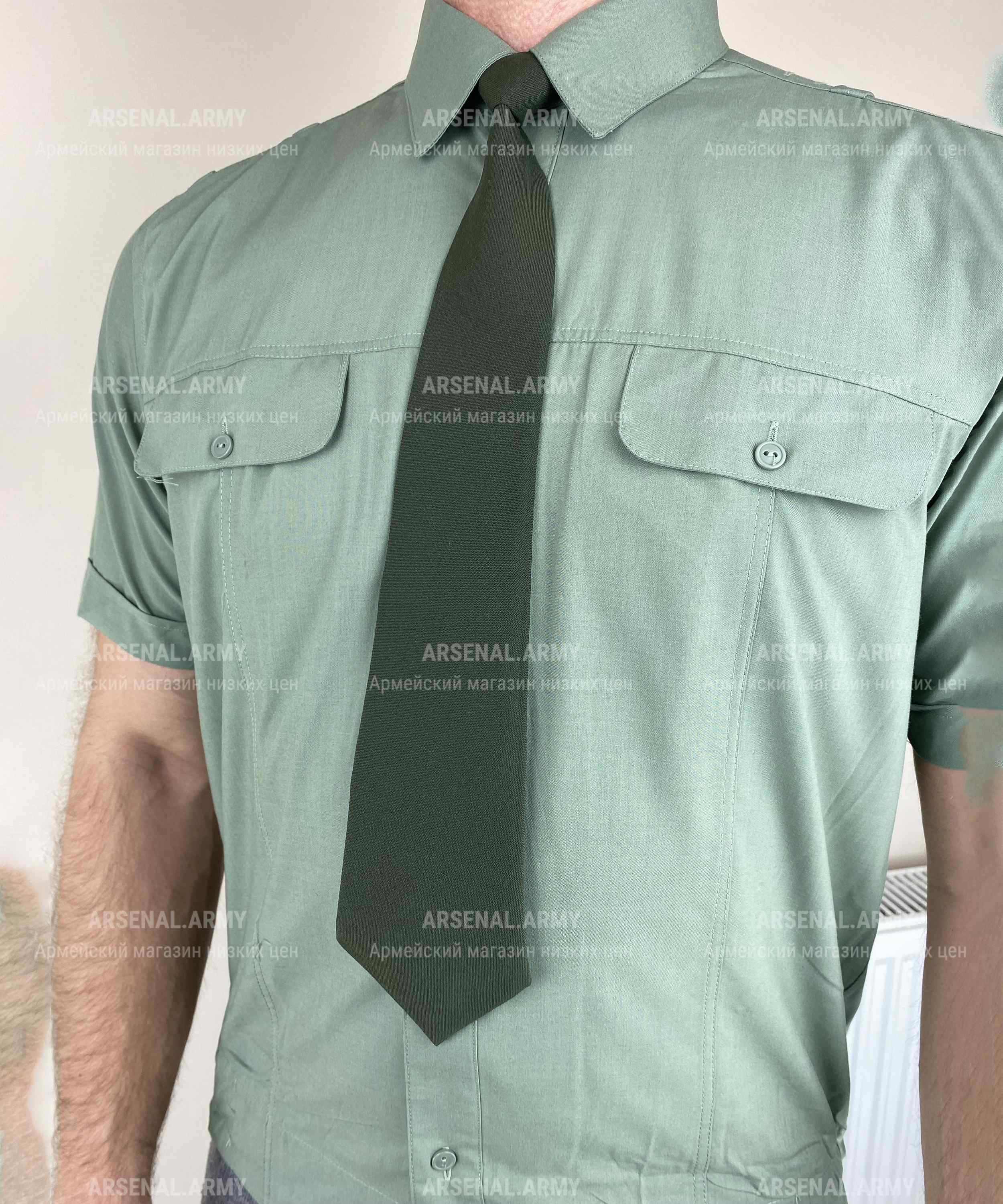 Галстук оливковый — 1