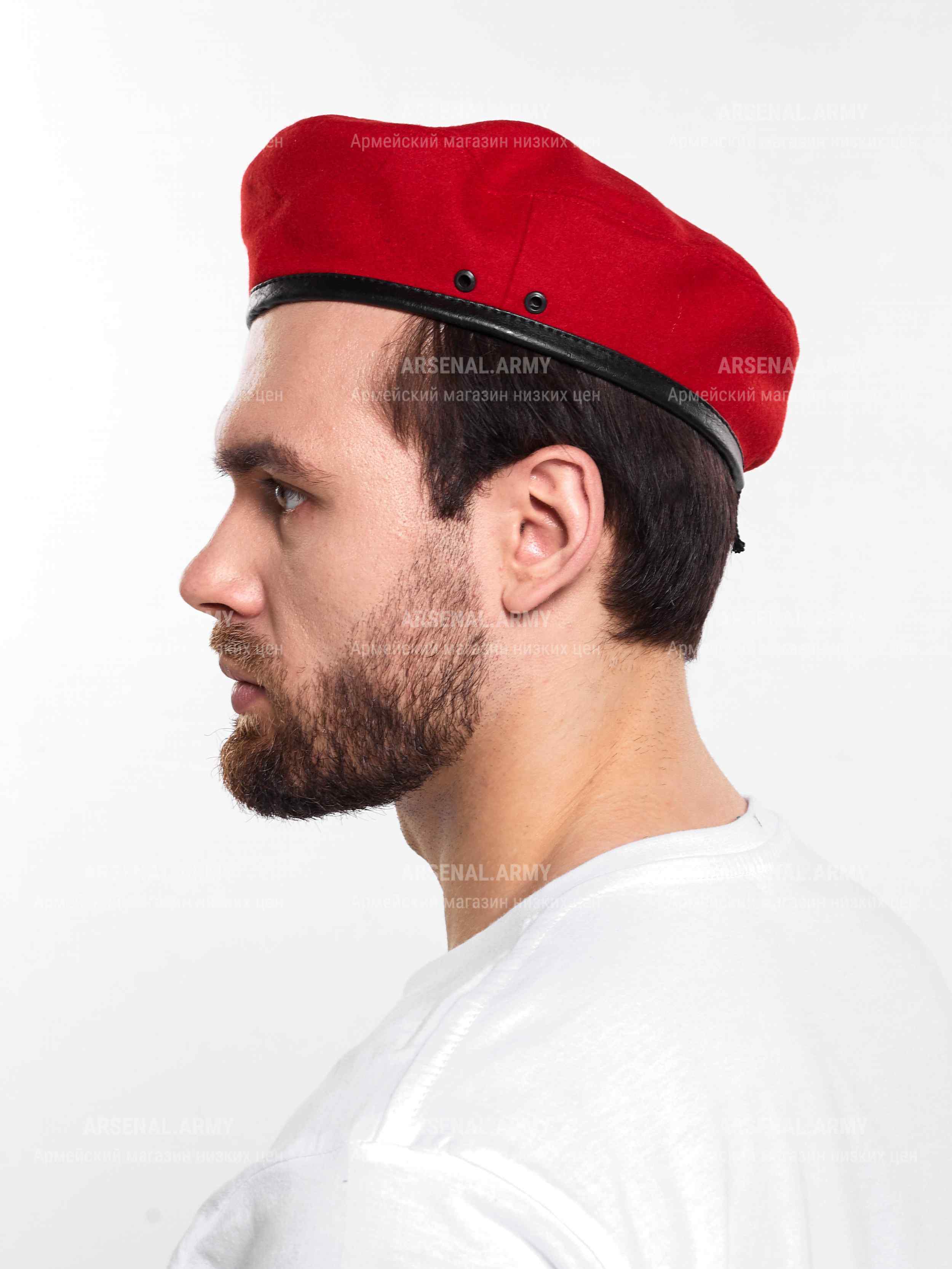 Берет красный Юнармии — 3