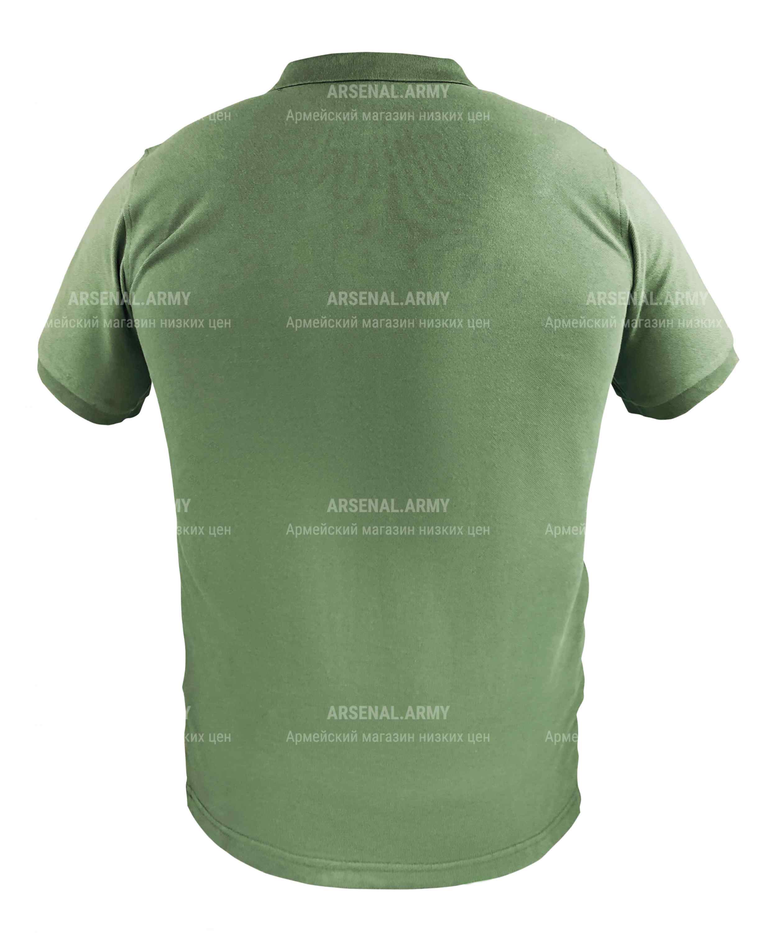 Футболка поло Армия России олива — 2