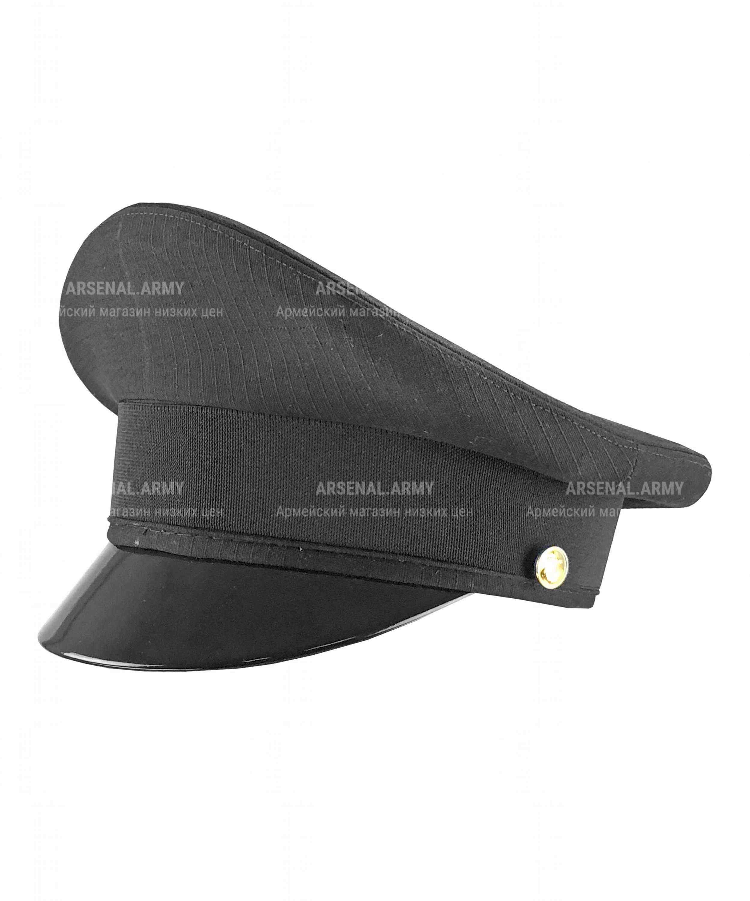Фуражка черная штабная ВМФ рипстоп — 1