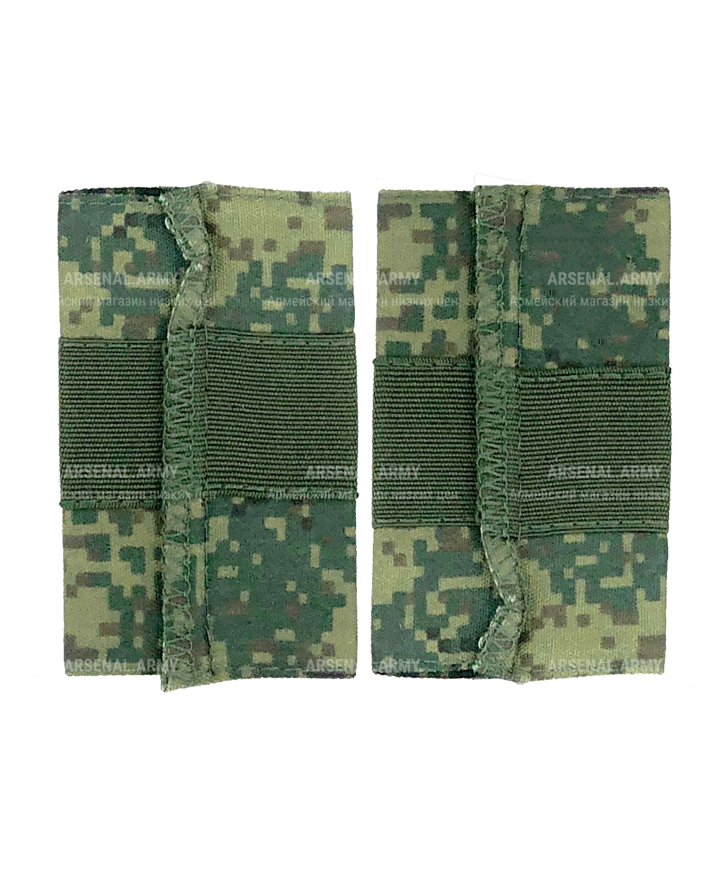 Фальшпогоны пиксель зеленый cтарший сержант — 2