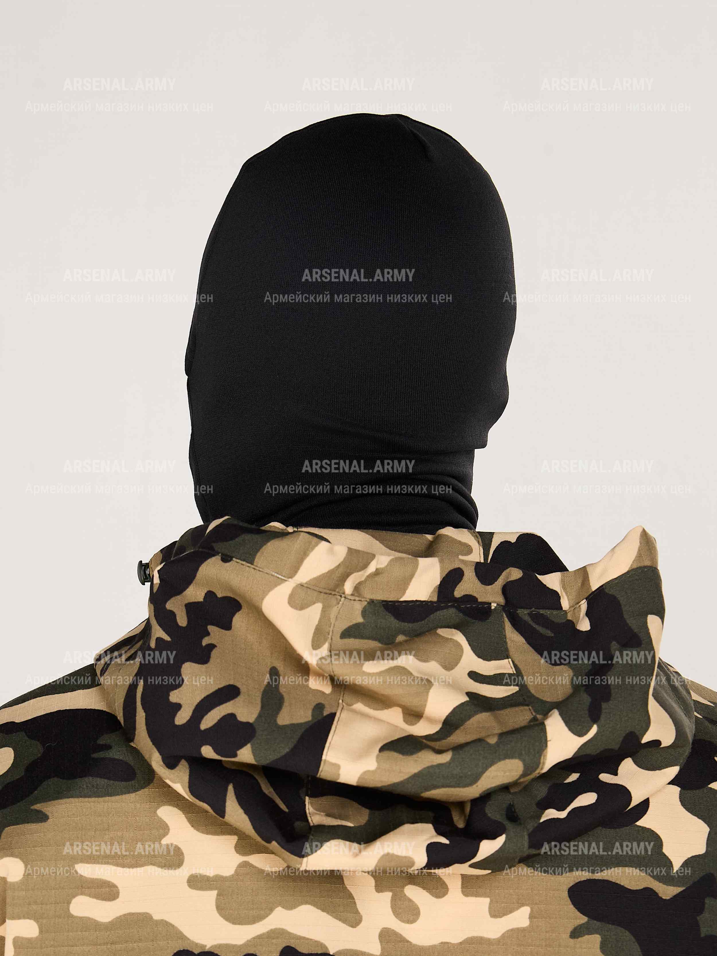 Маска балаклава трикотажная утепленная — 3