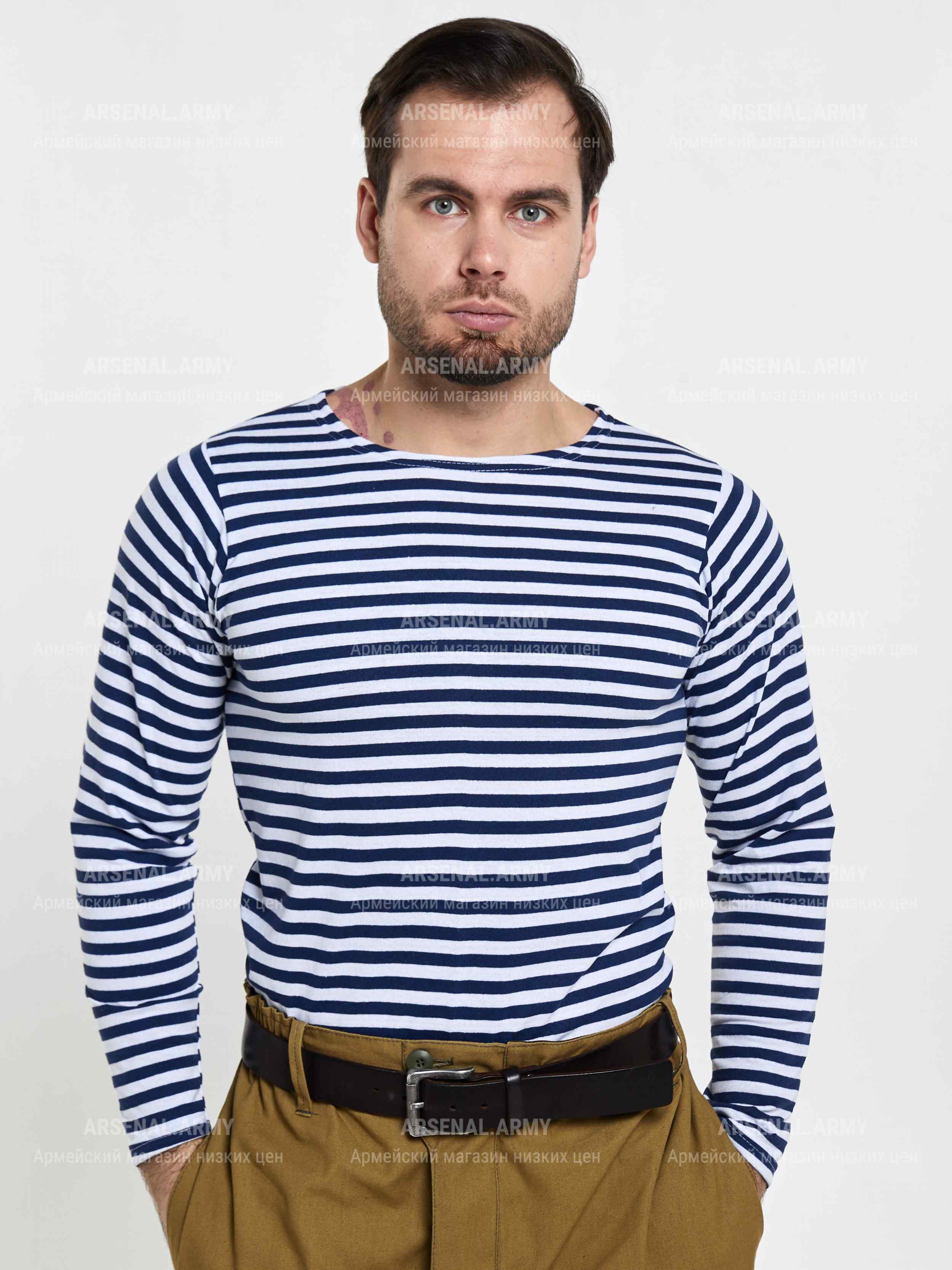 Тельняшка темно-синяя ВМФ — 6