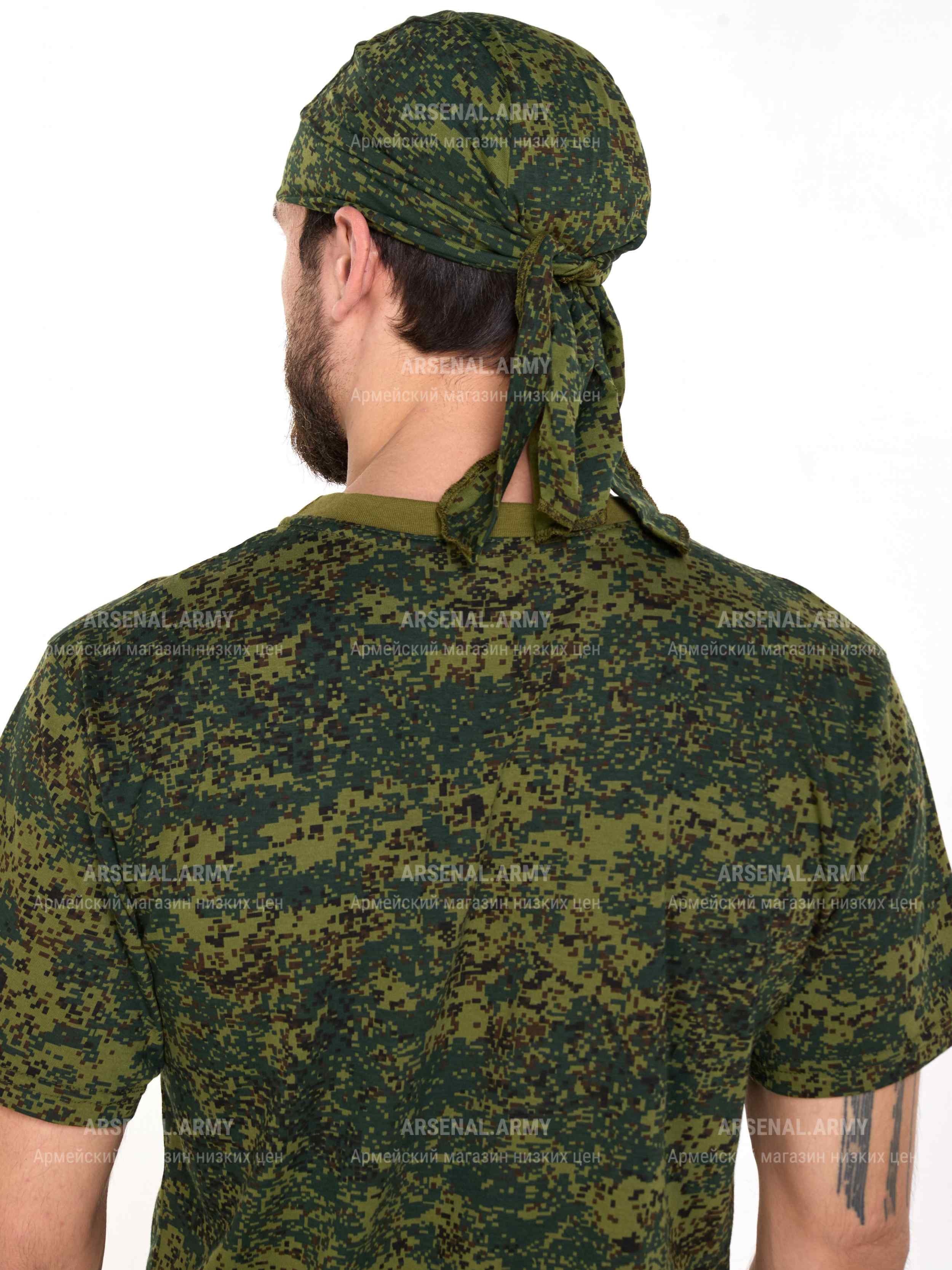 Бандана цифра зеленая — 1