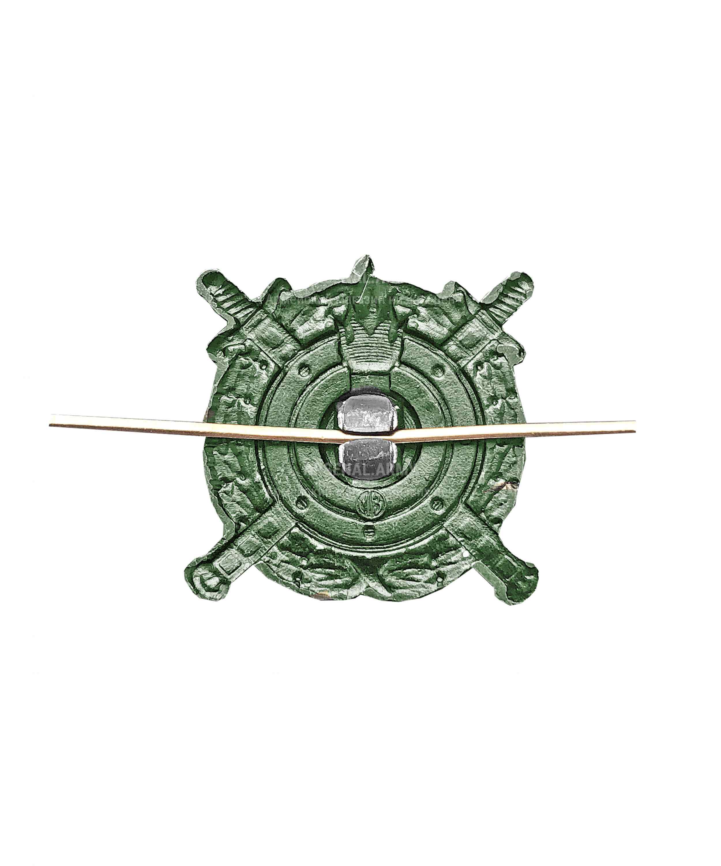 Эмблема ВВ МВД металлическая зеленая — 2