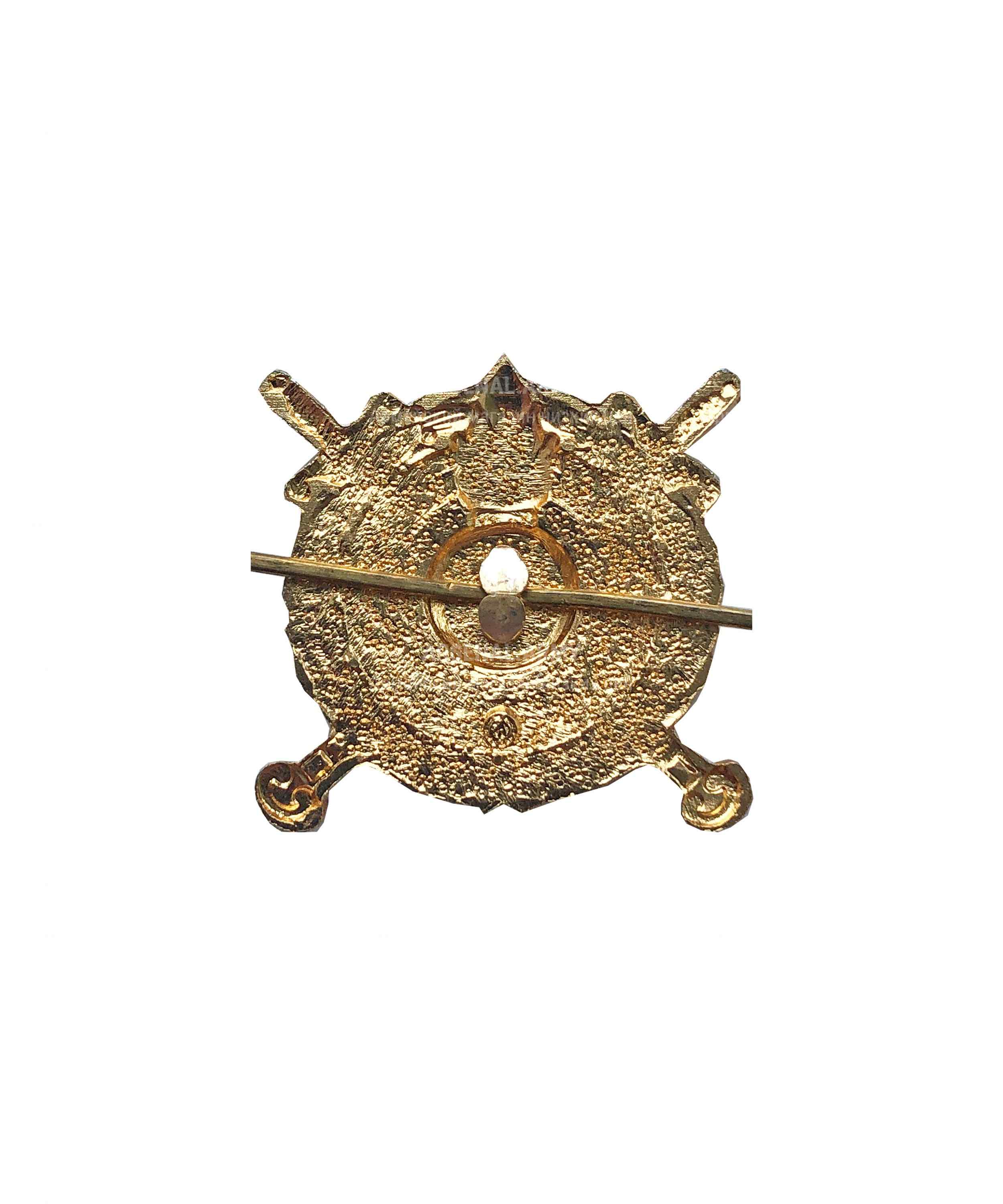 Эмблема ВВ МВД металлическая золото — 2