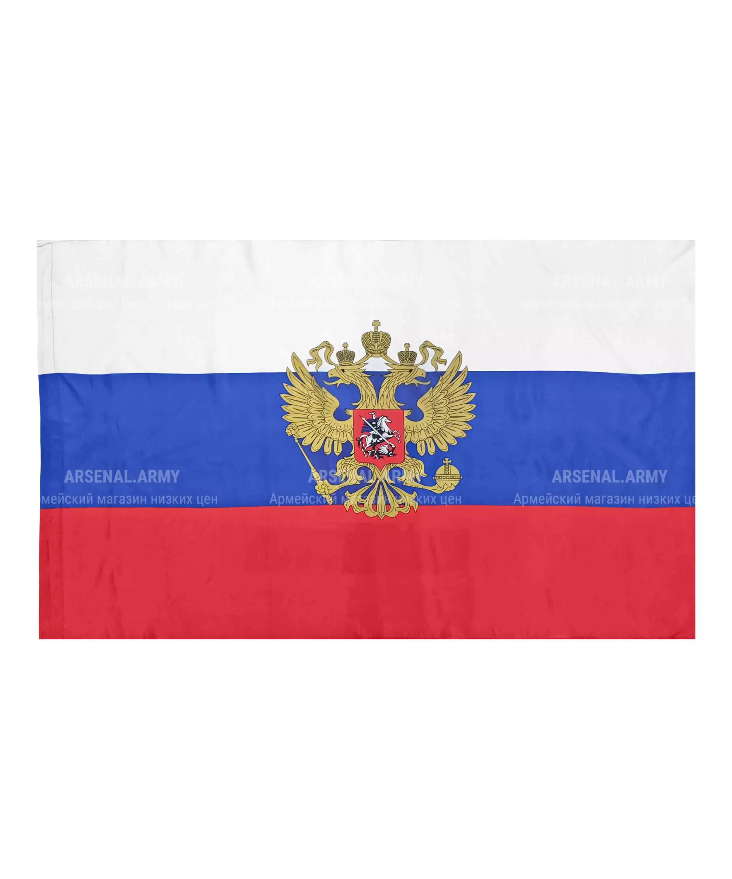 Флаг России 90*135 с гербом — 1