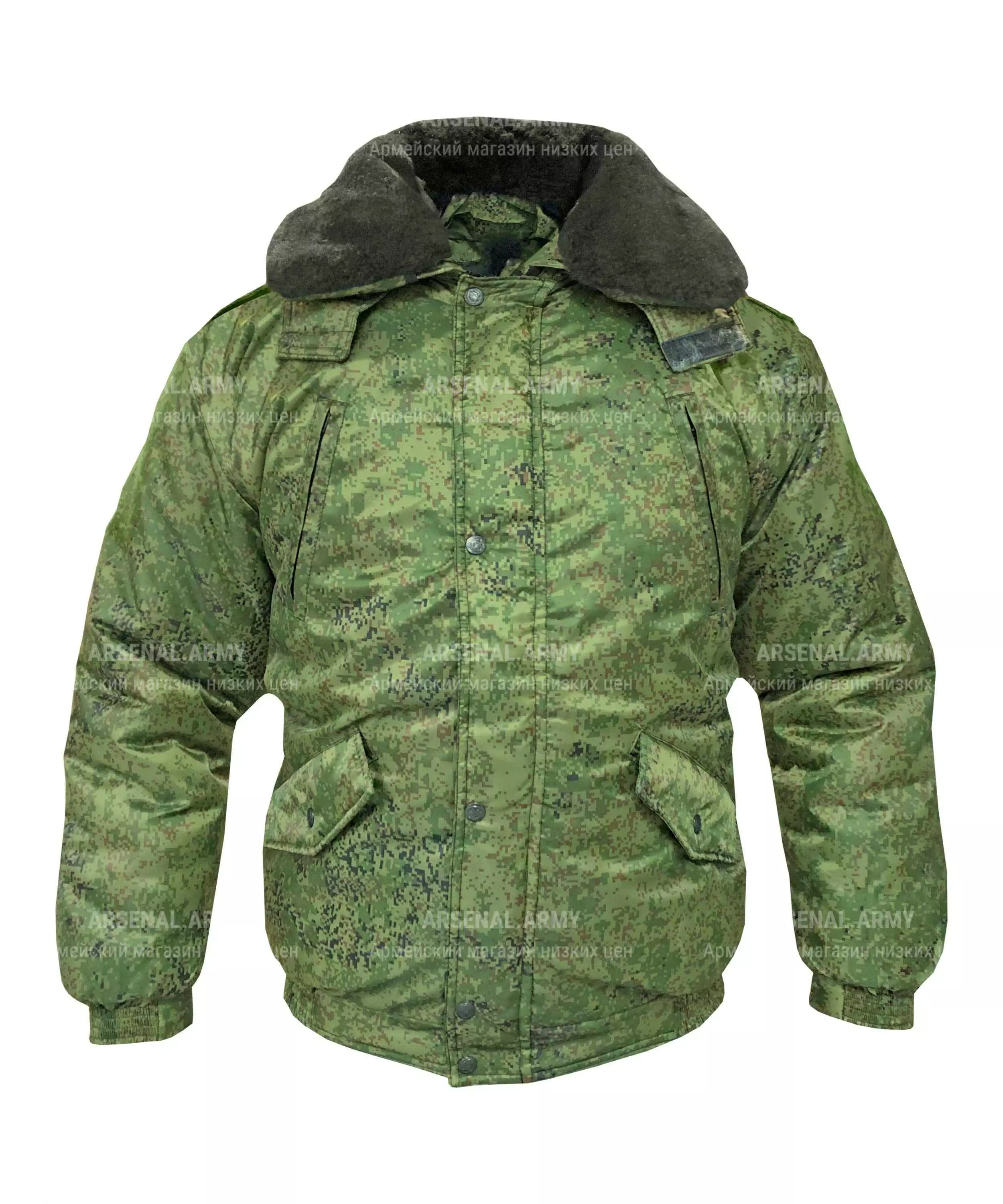 Куртка зимняя Норд цифра зеленая — 1