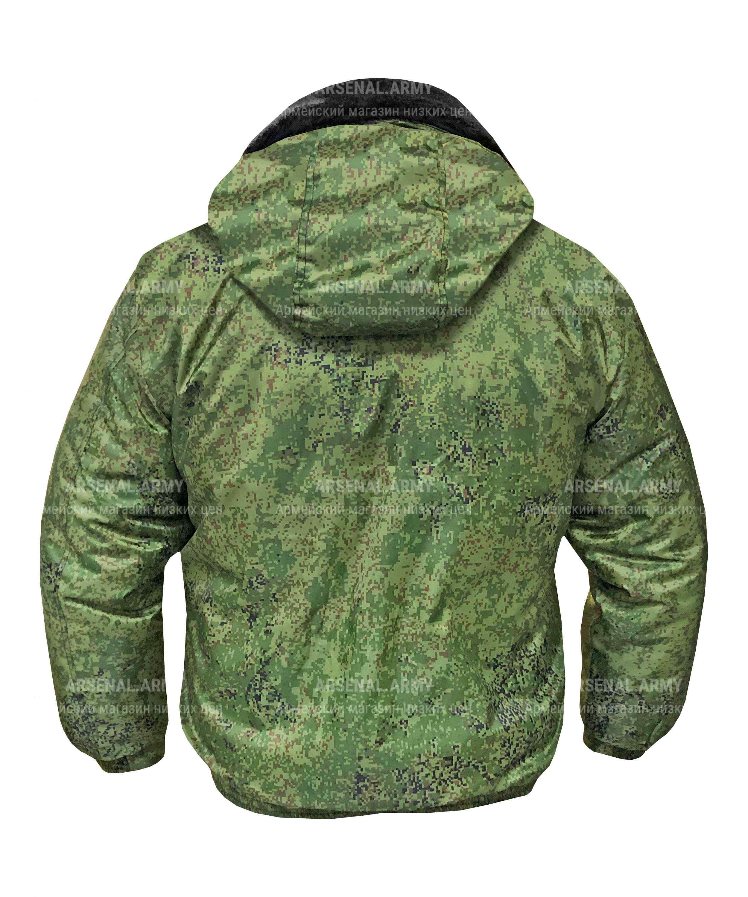Куртка зимняя Норд цифра зеленая — 2