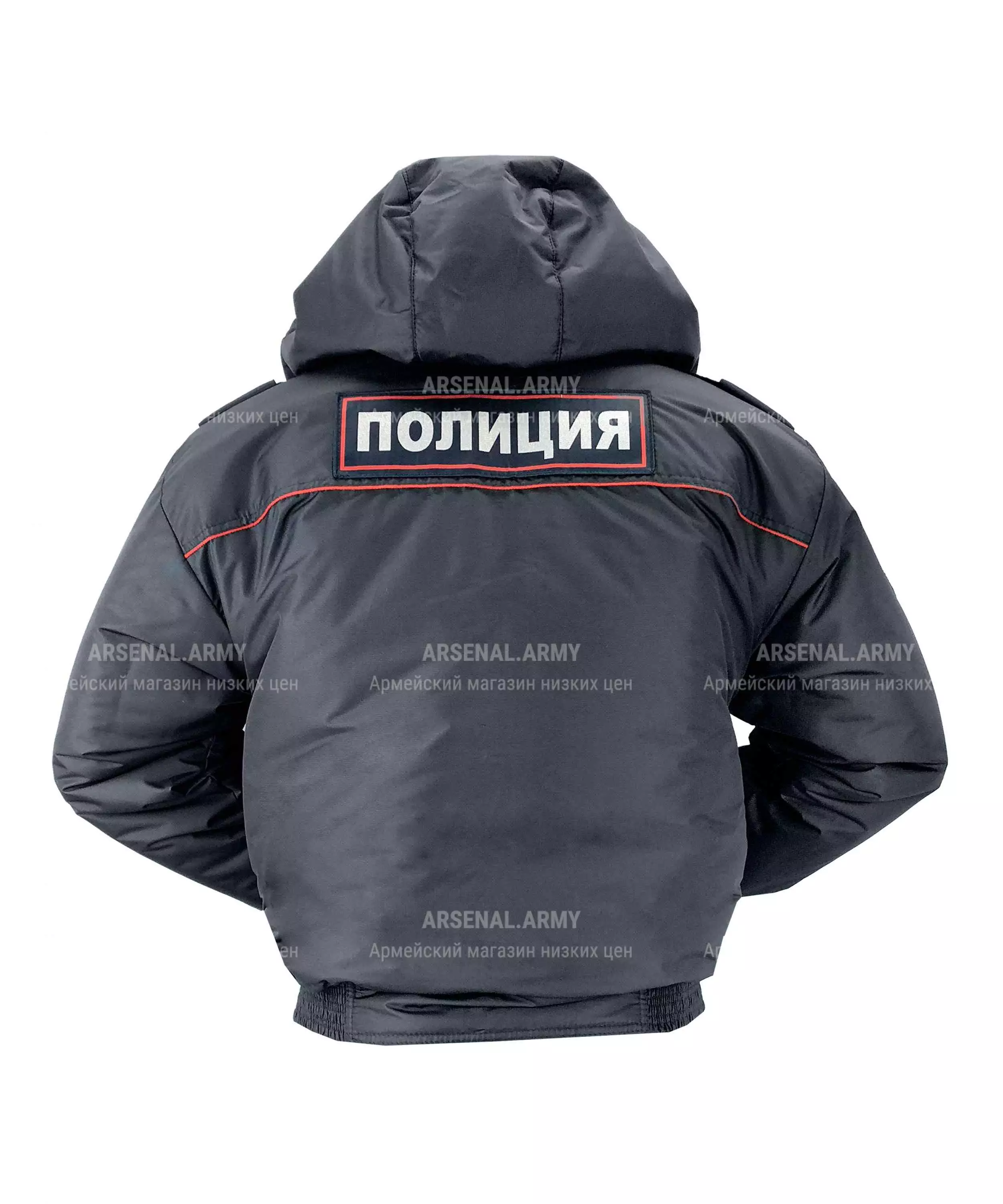 Куртка зимняя полиции с шевронами — 2