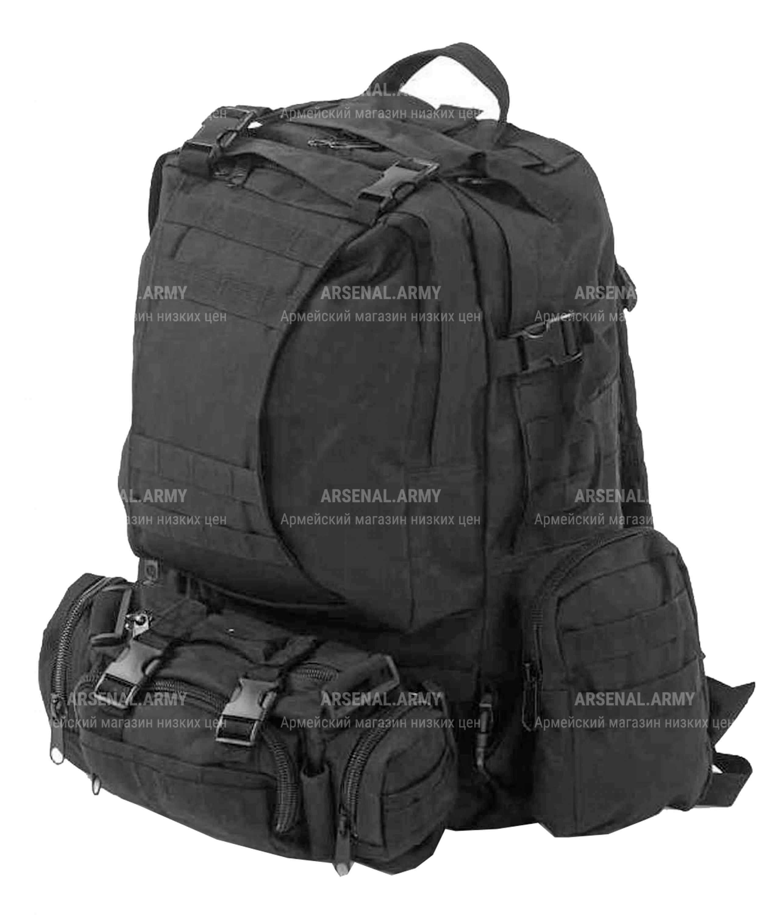 Рюкзак тактический B016 черный — 1