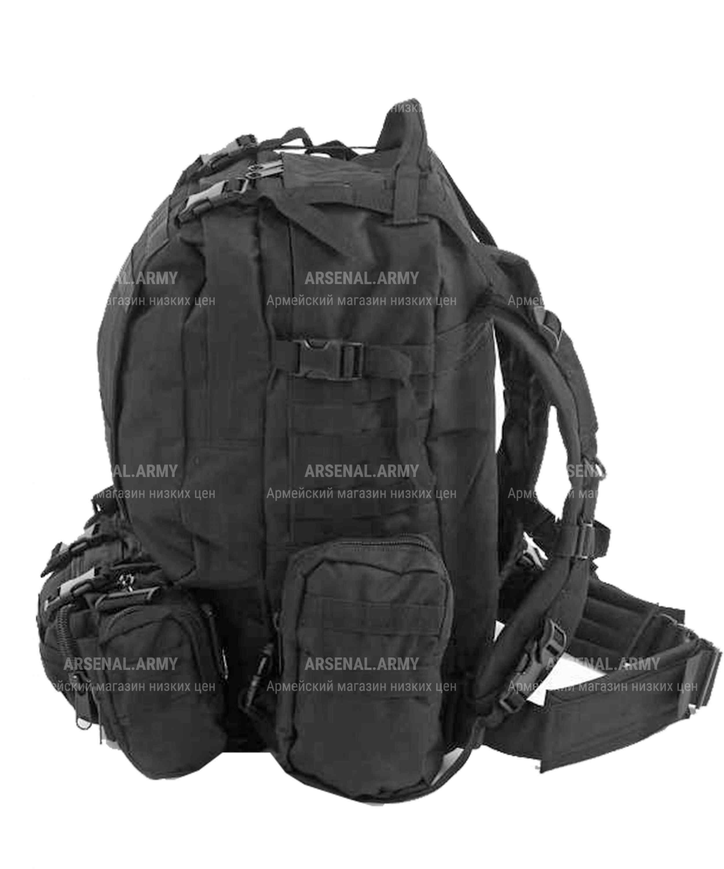 Рюкзак тактический B016 черный — 2