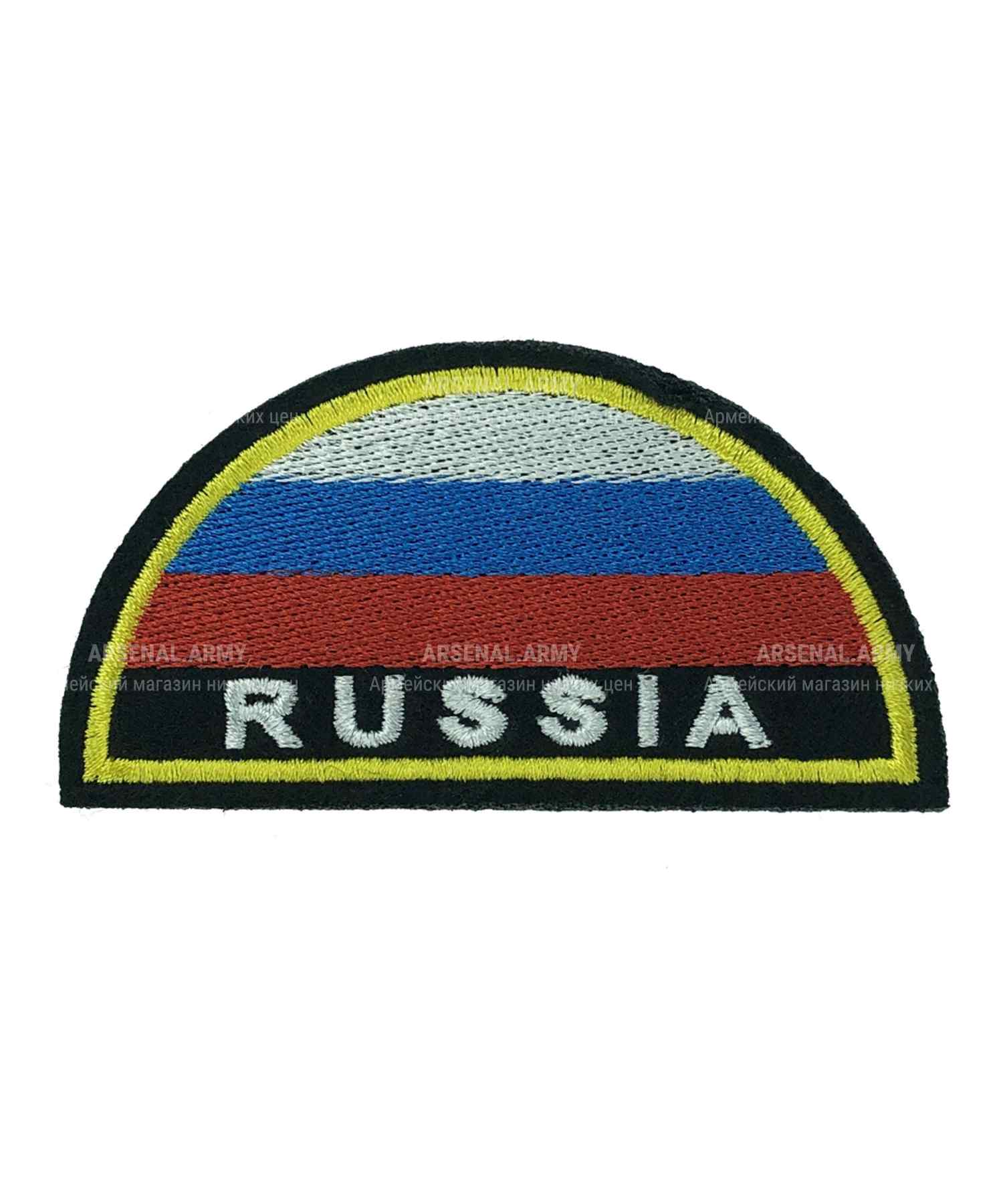 Шеврон вышитый МЧС флаг Russia