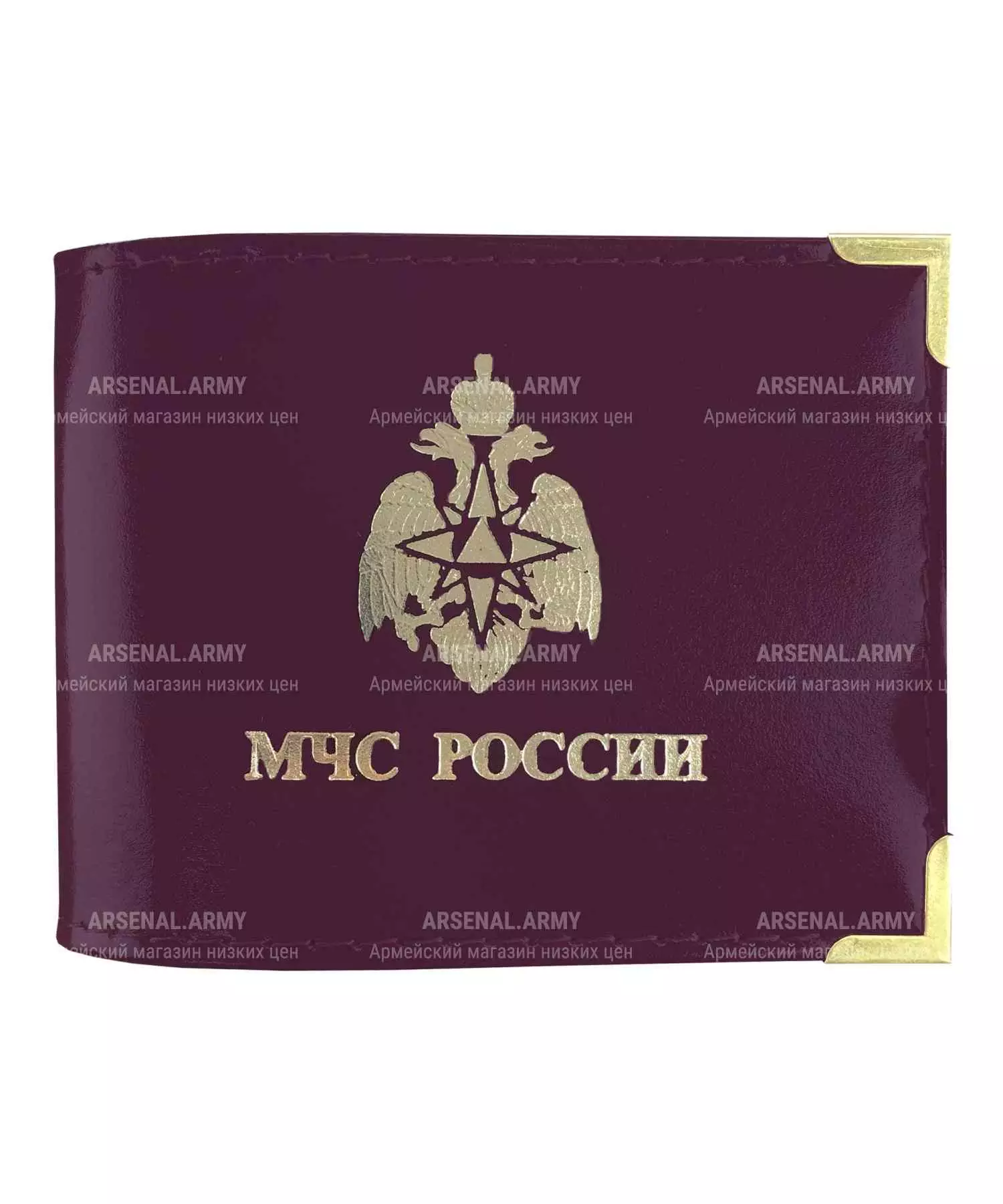 Обложка на удостоверение МЧС России с окном