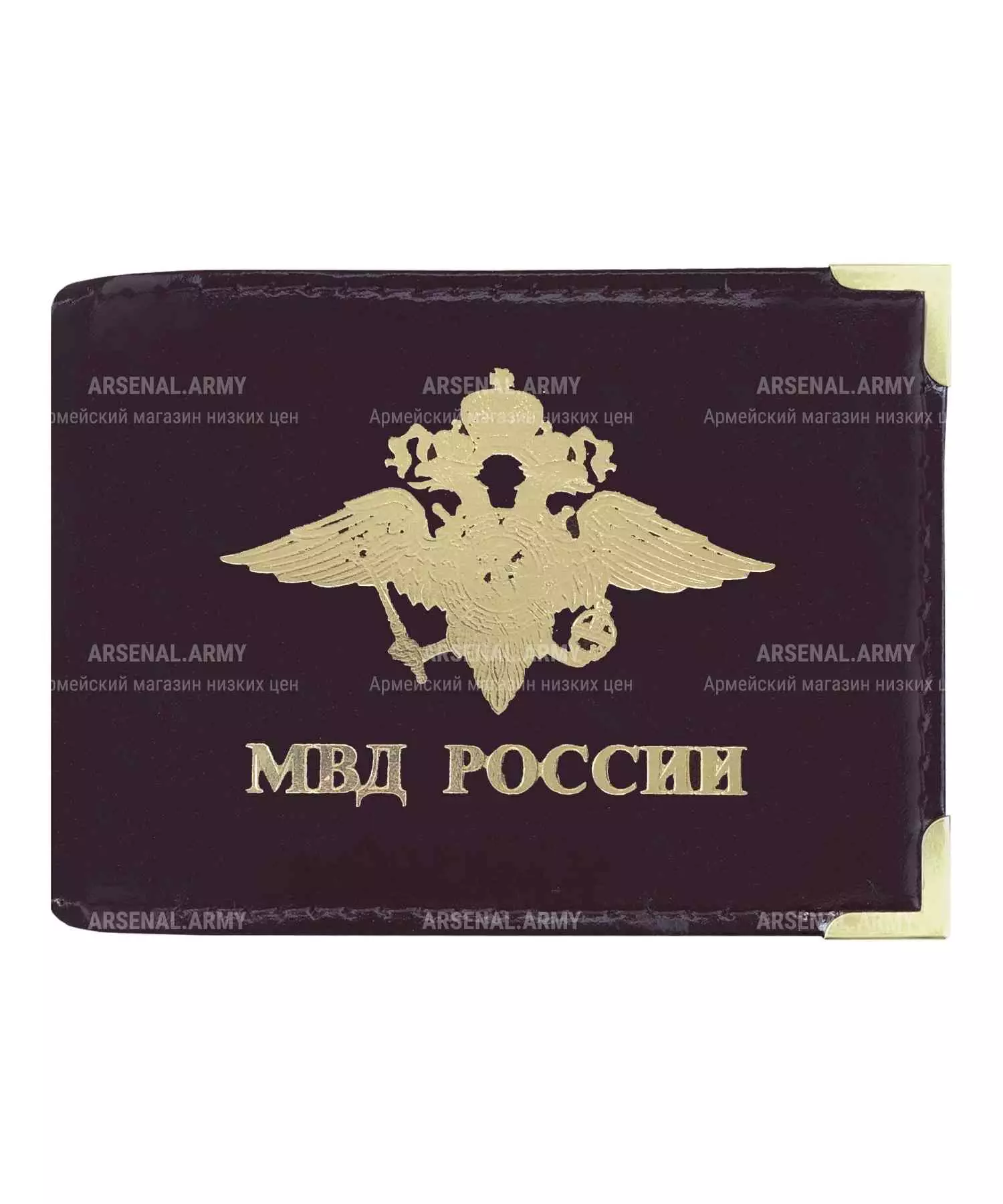Обложка на удостоверение МВД России с окошком