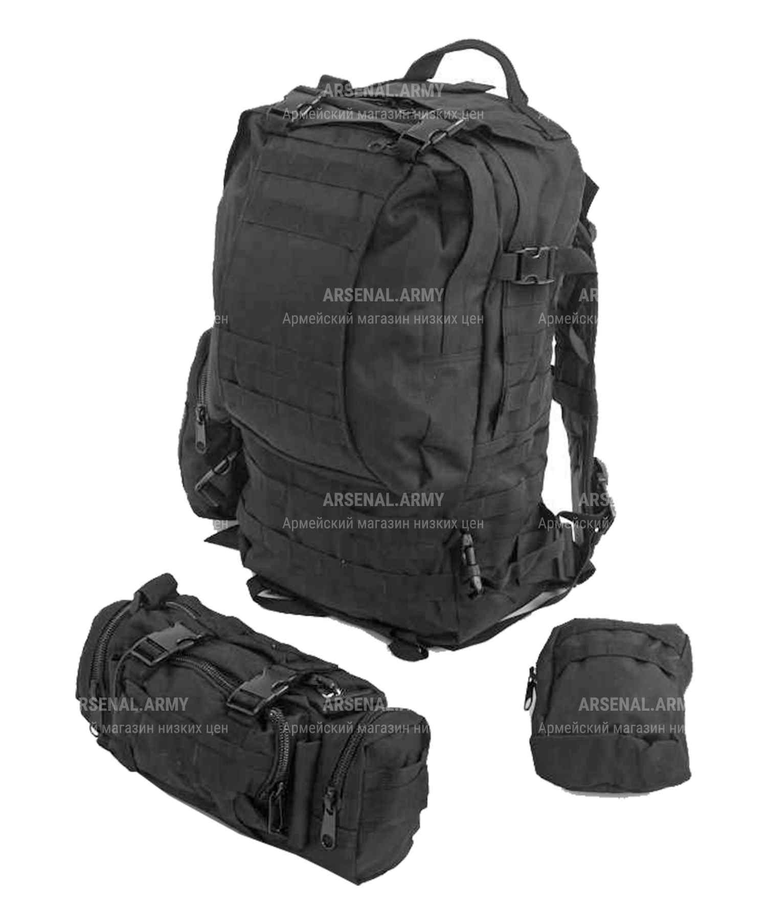 Рюкзак тактический B016 черный
