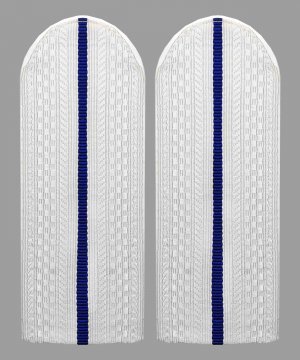 Превью Погоны юстиции белые один просвет &mdash; 1