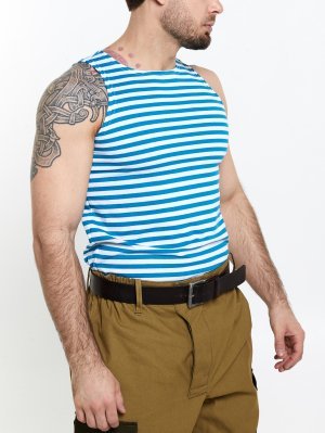 Майка тельняшка голубая &mdash; 2