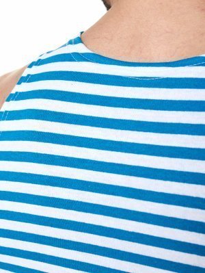 Превью Майка тельняшка голубая &mdash; 5