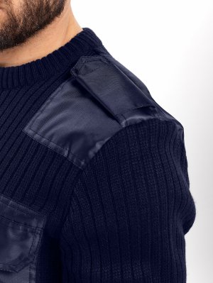 Превью Свитер форменный темно-синий &mdash; 7