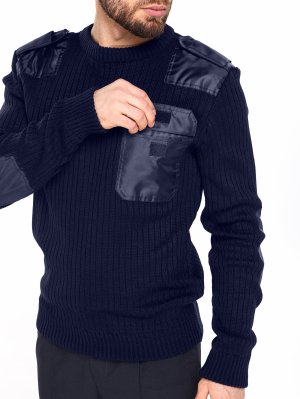 Превью Свитер форменный темно-синий &mdash; 8