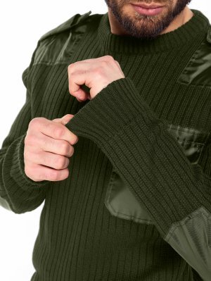 Превью Свитер Форменный хаки &mdash; 5