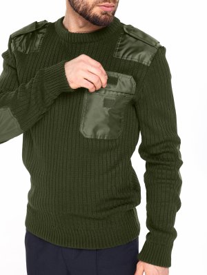 Превью Свитер Форменный хаки &mdash; 8