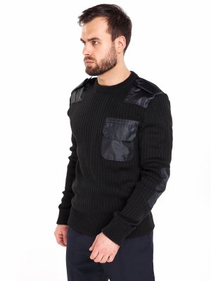 Свитер форменный черный &mdash; 1