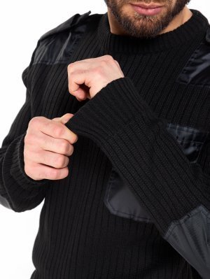 Превью Свитер форменный черный &mdash; 5