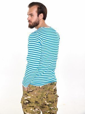 Тельняшка голубая с начесом &mdash; 2