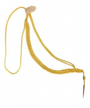 Аксельбант офицерский младший состав 1 наконечник металл &mdash; 1