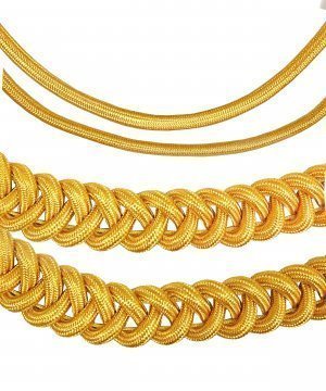 Превью Аксельбант офицерский старший состав 2 наконечника шелк &mdash; 3