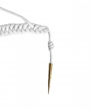 Аксельбант солдатский уставной шелк белый &mdash; 2