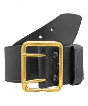 Ремень офицерский черный латунь — 1