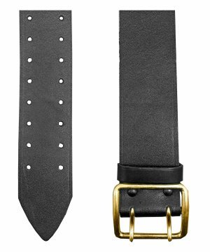 Ремень офицерский черный латунь — 2