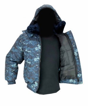 Куртка зимняя цифра синяя &mdash; 5