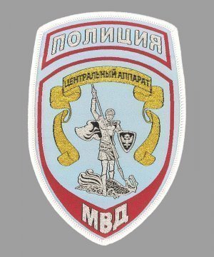 Превью Шеврон жаккардовый голубой центральный округ &mdash; 1