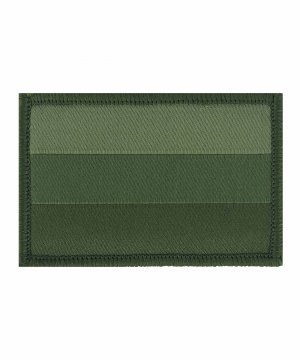 Превью Шеврон флаг РФ на липе зеленый &mdash; 1