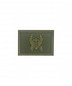 Превью Эмблема автомобильные войска на липе зеленая &mdash; 1