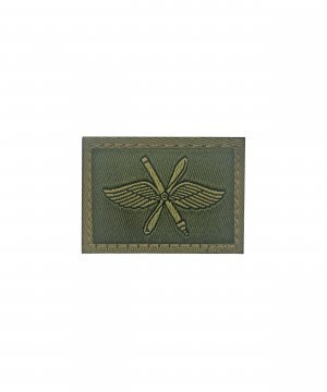Превью Эмблема ВВС и ПВО на липе зеленая &mdash; 1