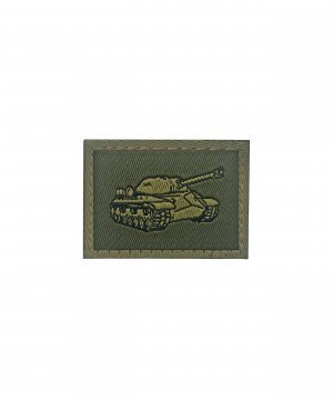 Превью Эмблема танковые войска на липе зеленая (пара) &mdash; 1