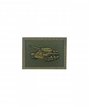 Превью Эмблема танковые войска на липе зеленая (пара) &mdash; 2