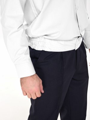 Превью Рубашка полиции мужская белая (длинный рукав) &mdash; 7