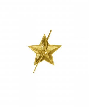 Звезда на погоны желтая 13 мм &mdash; 2