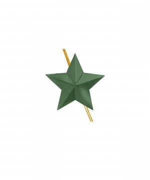 Звезда на погоны зеленая 13 мм &mdash; 1