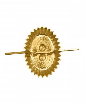 Кокарда орех ПВ офицерская желтая &mdash; 2