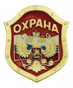 Превью Нагрудный знак охрана &mdash; 1